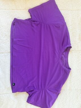 Alphalete Purple Mesh Crop Top
